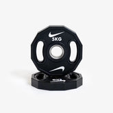 NIKE STRENGTH PRO URETHANE BUMPER PLATES BLACK / WHITE